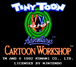 Tiny Toon Adventures Cartoon Workshop (Europe)